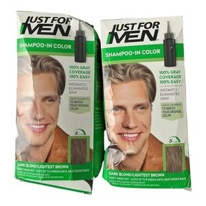 Just For Men - Shampoo-In Color (1.11 oz) - Dark Blond Light Brown